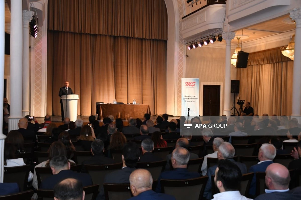 Azərbaycan jurnalistlərinin IX qurultayı keçirilir 