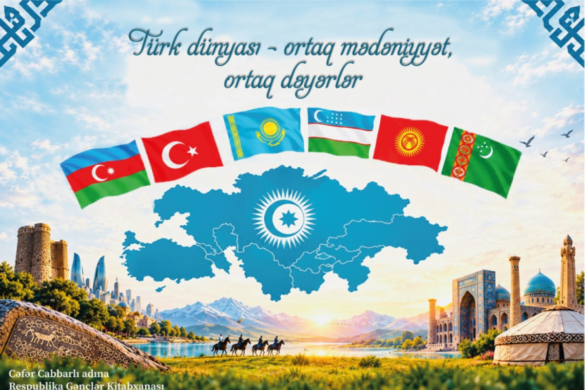 “Türk dünyası- ortaq mədəniyyət, ortaq dəyərlər” layihəsi - Gənclər Kitabxanasında 