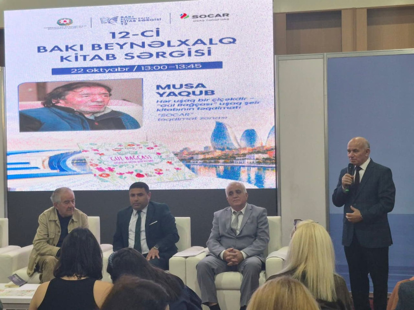 Xalq şairi Musa Yaqubun “Gül bağçası” kitabı təqdim olundu